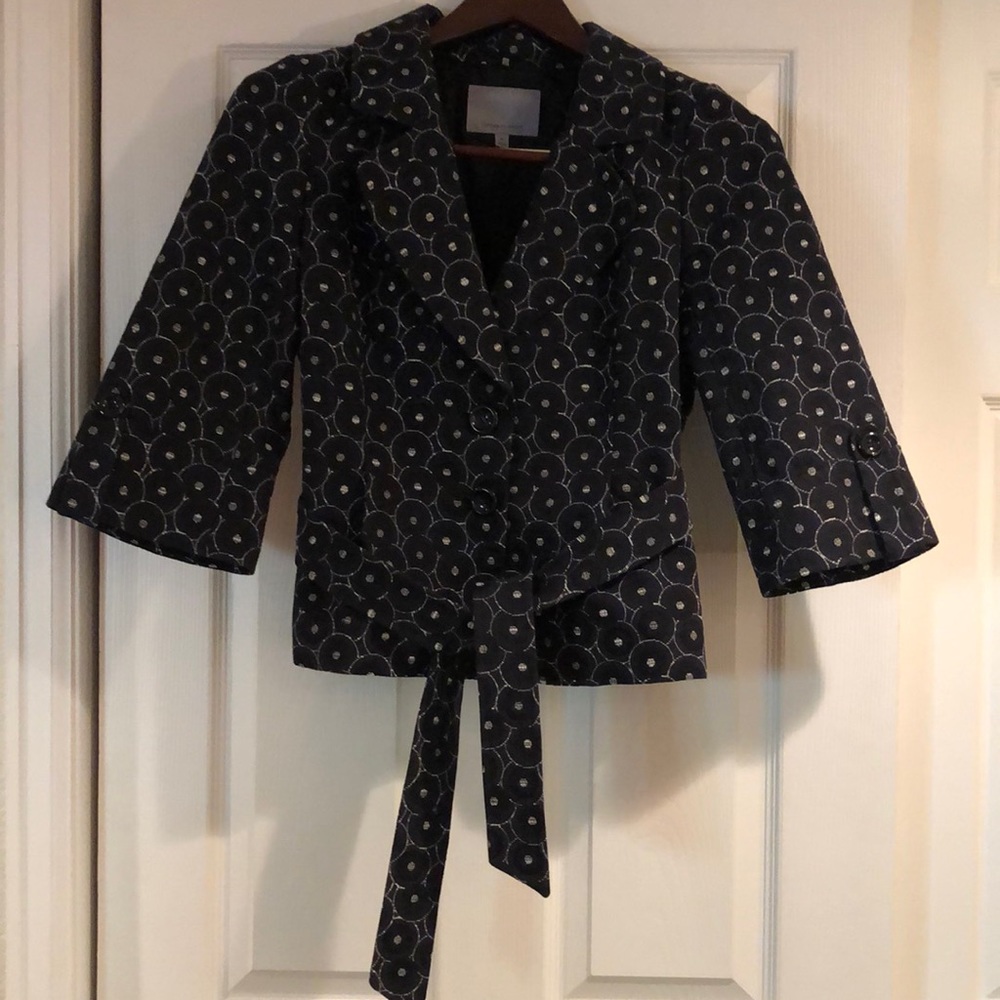Classiques Entier two button blazer with tie belt